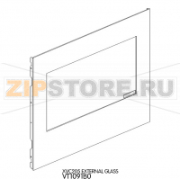 External glass Unox XVC 205