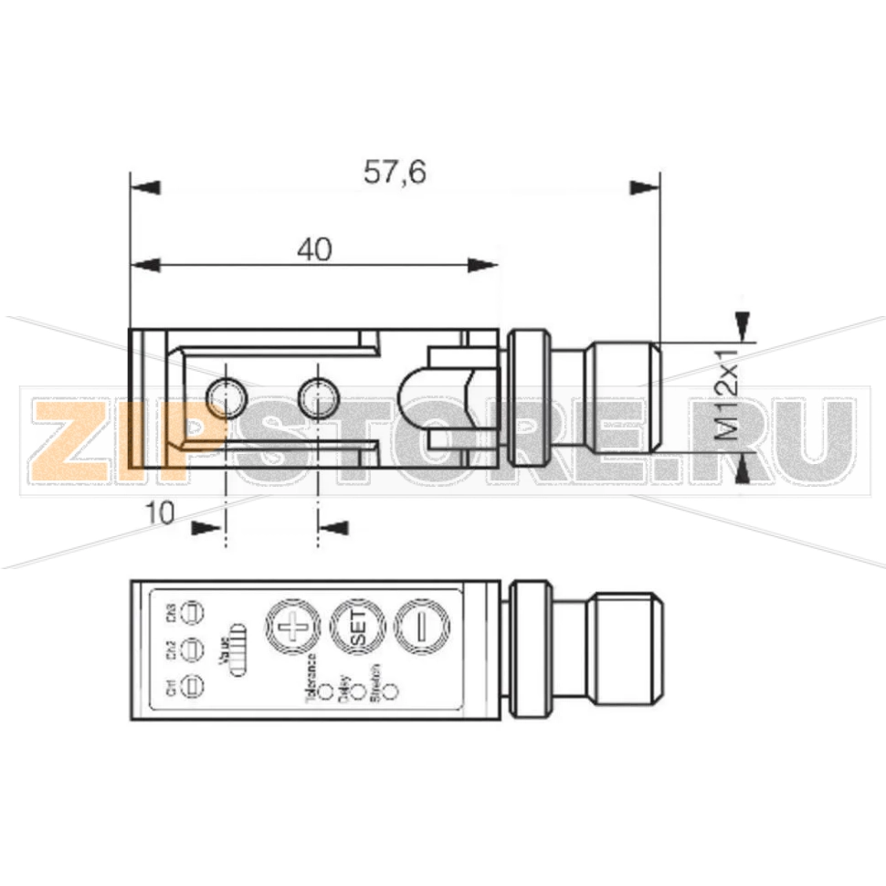 Датчик цвета 10-30 В/DC Contrinex FTS-4055-303 