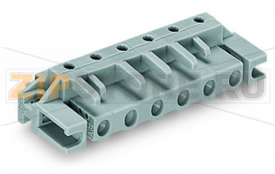 MCS MIDI Classic Розетка под пайку THT; 0.6 x 1.0 mm solder pin; угловые; Проходной фланец; Шаг контактов 7,5 мм; 11-пол.; серые Wago 232-841/047-000 Встроенные тестовые порты для тестовых штекеров O 2 ммДля соединений "провод-провод" и "плата-провод"Выходы под печатные платы с защитой от касанияЛегко идентифицируемые входы и выходы печатной платыВозможны варианты кодировки...