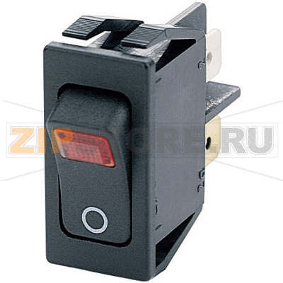 Переключатель клавишный 250 В/AC, 16 А, 2 x выкл/вкл, 1 шт Marquardt 1555.3102 