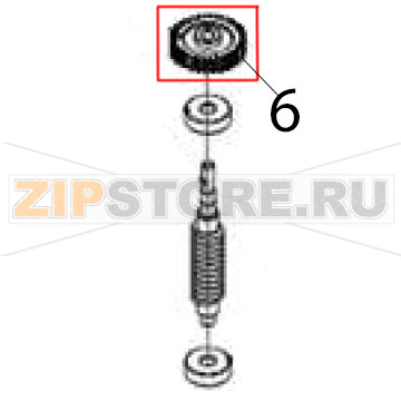 Worm gear Hurakan HKN-ME709 Worm gear Hurakan HKN-ME709Запчасть на деталировке под номером: 6