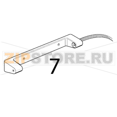 Ass. contr. livello ghiaccio Scotsman AF 206 Ass. contr. livello ghiaccio Scotsman AF 206Запчасть на деталировке под номером: 7