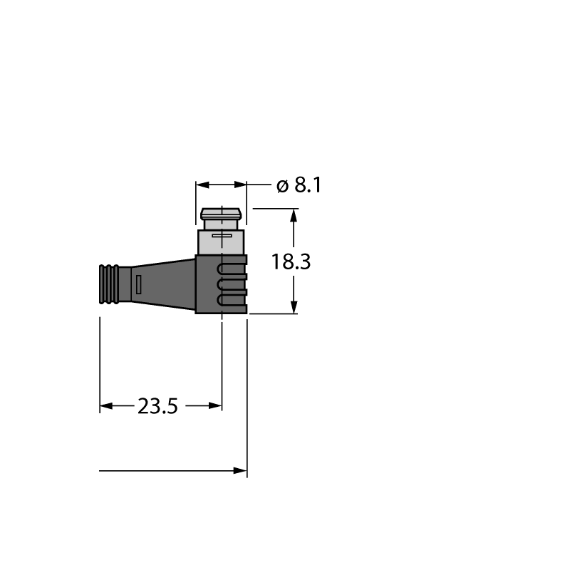Кабель PUR Turck PKG4S-1.5-PSW4S/TXL 
