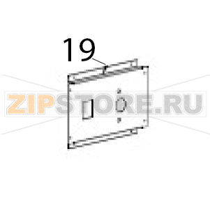 Backboard of the shell Hurakan HKN-HVZ60 Backboard of the shell Hurakan HKN-HVZ60Запчасть на деталировке под номером: 19