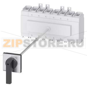 ПЕРЕКЛЮЧАТЕЛЬ 3-ПОЛЮСА IU=250, P/AC-23A AT 400V=132KW FRONT MOUNTING FOUR-HOLE MOUNTING KNOB BLACK, NOT LOCKABLE Siemens 3LD2418-7UL01 