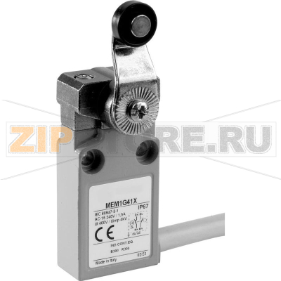 Выключатель концевой с роликом 24 В, 5 А, IP67, 1 шт Panasonic MEM1G41ZD 