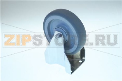 Bockrolle   125mm Plattenbefestigung  Ge 