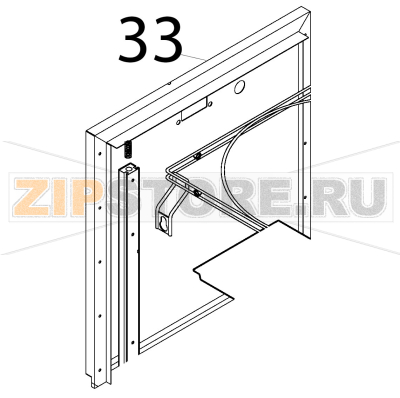 Back frame work Silanos E1000 Back frame work Silanos E1000Запчасть на деталировке под номером: 33