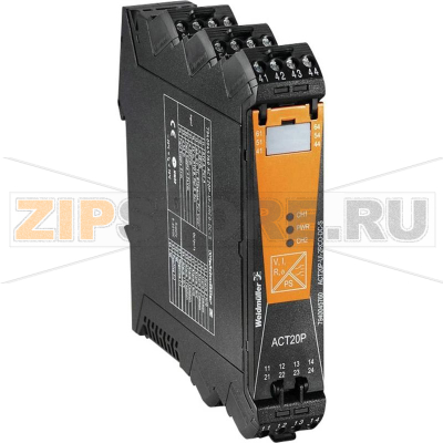 Преобразователь сигналов, 1 шт Weidmüller ACT20P-UI-2RCO-DC-S 
