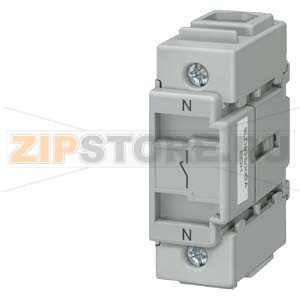 N-ПРОВОДНИК ДЛЯ МОНТАЖНОГО ОСНОВАНИЯ (ПРИНАДЛЕЖНОСТЬ ДЛЯ ПЕРЕКЛЮЧАТЕЛЯ 3LD2) К 100A И 125A Siemens 3LD9280-0C 