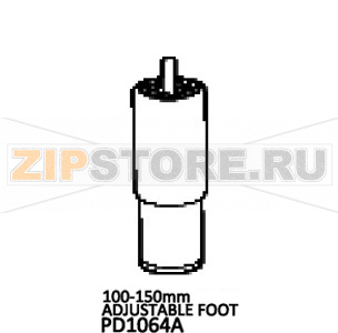 100-150mm Adjustable foot Unox XL 415 100-150mm Adjustable foot Unox XL 415Запчасть на деталировке под номером: 13Название запчасти на английском языке: 100-150mm Adjustable foot Unox XL 415