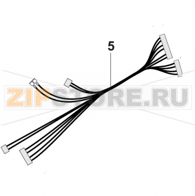 Cable Bundle Safety Circuit Bear Varimixer RN20 VL-2                                                                                    Cable Bundle Safety Circuit&nbsp;Bear Varimixer RN20 VL-2Запчасть на сборочном чертеже под номером: 5Название запчасти на датском&nbsp;языке: Cable Bundle Safety Circuit Bear Varimixer RN20 VL-2