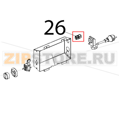 Pressacavo bianco gewiss PG 9, IP66 Unox XL 193 Pressacavo bianco gewiss PG 9, IP66 Unox XL 193Запчасть на деталировке под номером: 26
