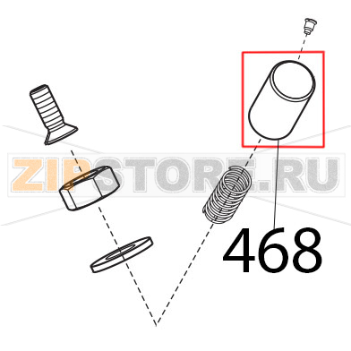 Pulsante affilatura Sirman Canova 300 Pulsante affilatura Sirman Canova 300Запчасть на деталировке под номером: 468