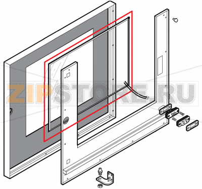 Glass gasket Lainox VE061D    Glass gasket Lainox VE061DЗапчасть на сборочном чертеже под номером: 17Название запчасти на английском&nbsp;языке: Glass gasket Lainox VE061D
