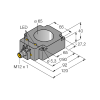 Датчик индуктивный Turck BI65R-Q80-AP6X2-H1141