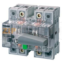 БЛОКИРУЕМЫЙ РАЗЪЕДИНИТЕЛЬ D=92MM 125A 3-ПОЛ.+NФИКС. ПРОЗРАЧНЫЙ Siemens 5TE1620