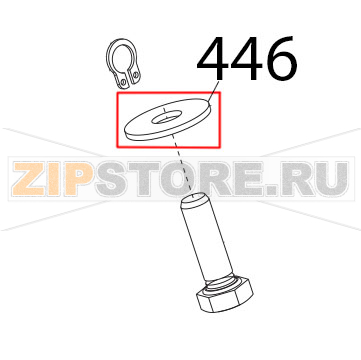 Rondella f. larga DIN9021, D5x15 Sirman Mirra 300 Y09 Rondella f. larga DIN9021, D5x15 Sirman Mirra 300 Y09Запчасть на деталировке под номером: 446