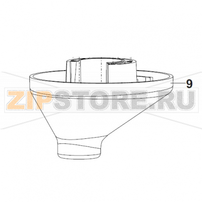 Planetary Head Prep.F. Scraper Bear Varimixer RN10 VL-2                                                                                       Planetary Head Prep.F. Scraper Bear Varimixer RN10 VL-2Запчасть на сборочном чертеже под номером: 9Название запчасти на датском&nbsp;языке: Planetary Head Prep.F. Scraper Bear Varimixer RN10 VL-2