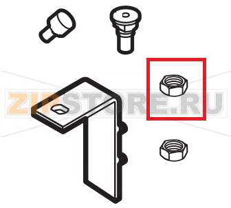 Nut for upper door hinge Lainox NAEB101R    Nut for upper door hinge Lainox NAEB101RЗапчасть на сборочном чертеже под номером: 15Название запчасти на английском&nbsp;языке: Nut for upper door hinge Lainox NAEB101R