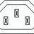 Вилка IEC, C14, 10 А, черная, 1 шт Kaiser 749/sw - Вилка IEC, C14, 10 А, черная, 1 шт Kaiser 749/sw