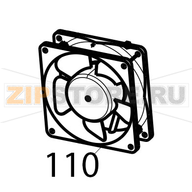 Compact fan 120 Tecnoinox EFB10DSL Compact fan 120 Tecnoinox EFB10DSLЗапчасть на деталировке под номером: 110