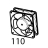 Compact fan 120 Tecnoinox EFB10DSL