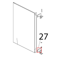 Controstaffa porta Unox XV 703G