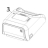 Cover assembly with LCD (includes media window) Zebra ZD621R RFID Thermal Transfer