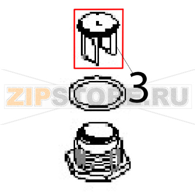 Counterweight, single Angelo Po FM1011E2 Counterweight, single Angelo Po FM1011E2Запчасть на деталировке под номером: 3