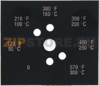 ADHESIVE SILK-SCREEN PR. PLATE 80x70 mm