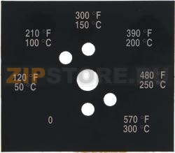 ADHESIVE SILK-SCREEN PR. PLATE 80x70 mm 