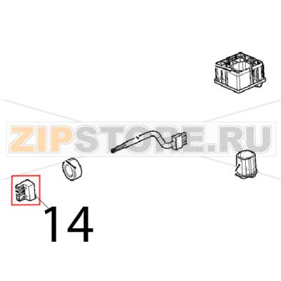 Extractable female terminal CPF 5 Unox XVC 205E Extractable female terminal CPF 5 Unox XVC 205EЗапчасть на деталировке под номером: 14