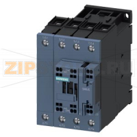 4NO rail-контактор, AC-1, 60A/690V, 1NO+1NC, 24VDC, 0.7.. .1.25*US, with варистор integrated 4-pole, size S2, spring-type terminal Siemens 3RT2336-3XB40-0LA2
