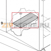 Grate for 30-100L Bear Varimixer AR40 VL-1S                                                                                 