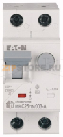 Переключатель комбинированный УЗО/АЗС Eaton HNB-C25/1N/003-A