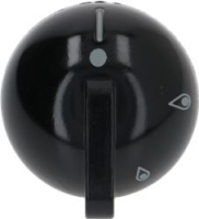 KNOB NARDI BLACK ø 35 mm