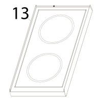 Top assembly Tecnoinox PIN70E7