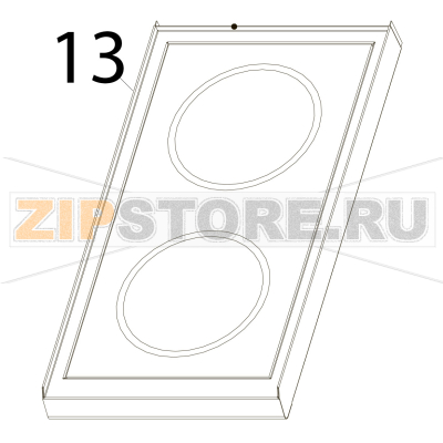 Top assembly Tecnoinox PIN70E7 Top assembly Tecnoinox PIN70E7Запчасть на деталировке под номером: 13