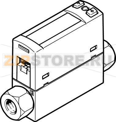 Датчик расхода Festo SFAH-50U-G18FS-PNLK-PNVBA-M8 