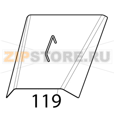 Lid Tecnoinox FRS35E7 Lid Tecnoinox FRS35E7Запчасть на деталировке под номером: 119