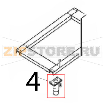 Stainless steel foot Angelo Po C165D Stainless steel foot Angelo Po C165DЗапчасть на деталировке под номером: 4