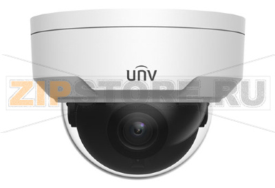 Uniview IPC322LB-DSF40K-G Видеокамера IP Купольная антивандальная: фикс. объектив 4.0мм, 2MP, Smart IR 30m, WDR 120dB, Ultra 265/H.264/MJPEG, MicroSD, POE, IP67, IK10 