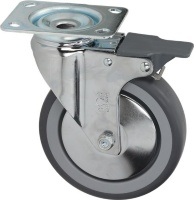 ДИСКОВОЕ ПОВОРОТНОЕ КОЛЕСО С ТОРМОЗОМ