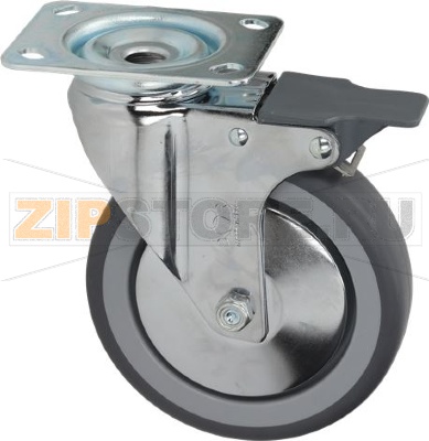 ДИСКОВОЕ ПОВОРОТНОЕ КОЛЕСО С ТОРМОЗОМ 