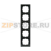 Рамка пятиместная, антрацитовая ABB 2TKA000432G1