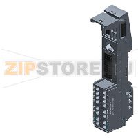 SIPLUS ET 200SP, базовый блок BU20-P8+A4+0B TX Rail, для применения на ж/д, рабочая температура -40 .. . +70&#176;C, TX до +85&#176;C в течение 10 минут, с конформным покрытием, на основе 6ES7193-6BP20-0BF0 . базовый блок типа F0, втычные клеммы, с доп. к
