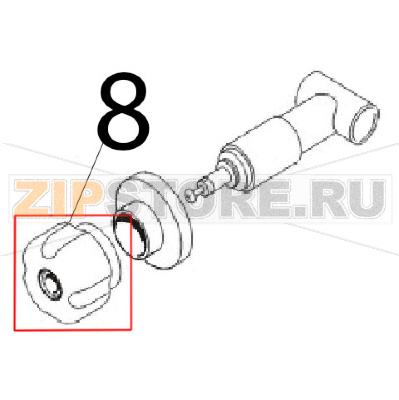 Manopola anello rosso Angelo Po 1G1CP2G Manopola anello rosso Angelo Po 1G1CP2GЗапчасть на деталировке под номером: 8