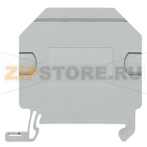 compartment partition f. terminal size 4.0mm2 width 2 mm visual + electrical separation gray Siemens 8WH9070-6BA00 