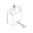 Transparent water container P0053 assy. Saeco Talea Giro